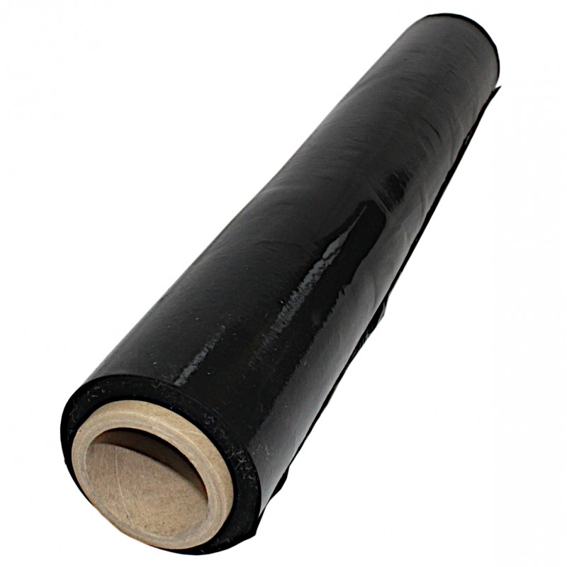 Folia stretch czarna 500 mm 1,5–3,0 kg