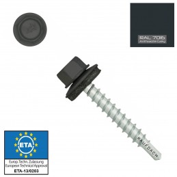 RAL 7016 Trapezblechschrauben 4,8 mm x 55,0 mm (100x)