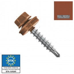 RAL 8004 Trapezblechschrauben 4,8 mm x 35,0 mm (250x)