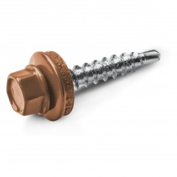 RAL 8004 Trapezblechschrauben 4,8 mm x 55,0 mm (100x)