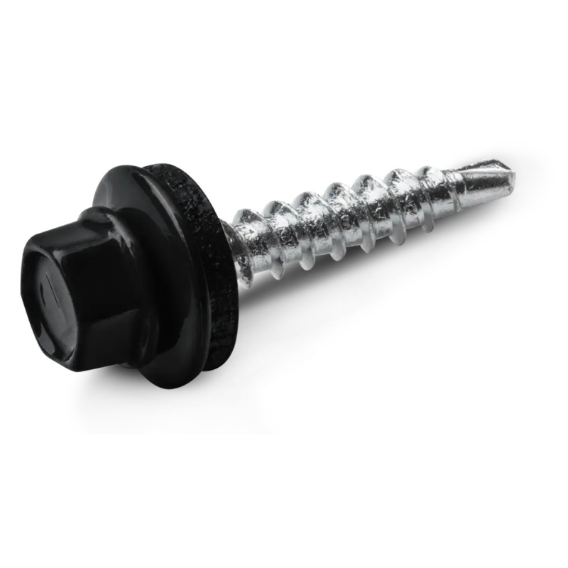 RAL 9005 Trapezblechschrauben 4,8 mm x 55,0 mm (100x)