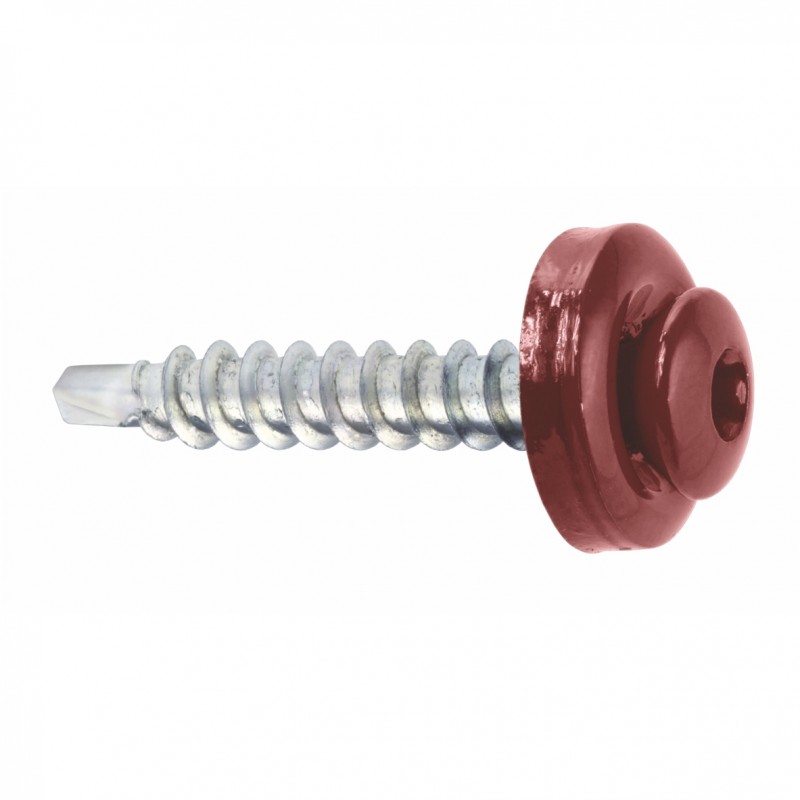 RAL 3005 Trapezblechschrauben 4,8 mm x 35,0 mm (250x)