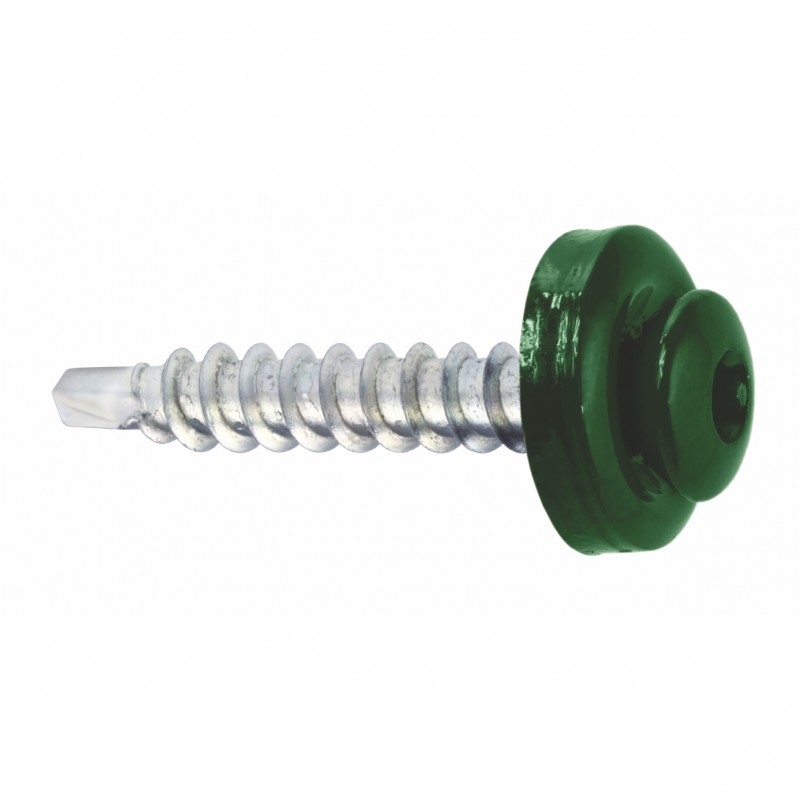 RAL 6005 Trapezblechschrauben 4,8 mm x 35,0 mm (250x)