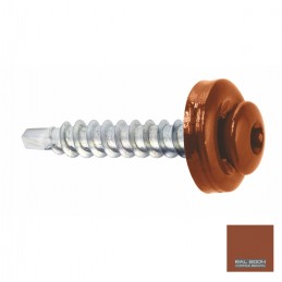 RAL 8004 TX-Trapezblechschrauben 4,8 mm x 35,0 mm (250x)