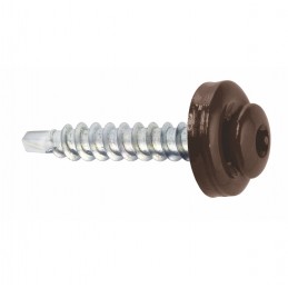 RAL 8017 TX-Trapezblechschrauben 4,8 mm x 35,0 mm (250x)