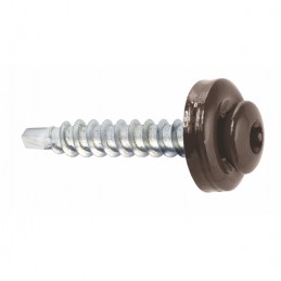 RAL 8019 TX-Trapezblechschrauben 4,8 mm x 35,0 mm (250x)