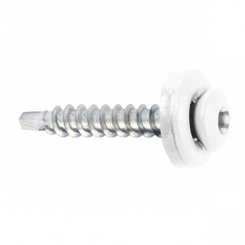 RAL 9003 TX-Trapezblechschrauben 4,8 mm x 35,0 mm (250x)