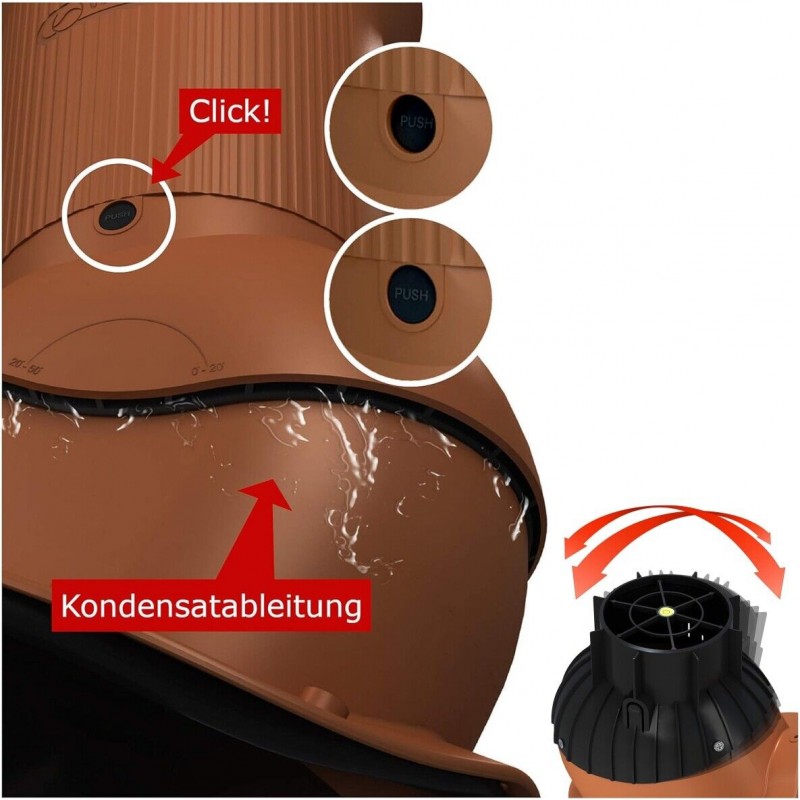 Frankfurter Pfanne Entlüftung Gedämmter Entlüfte Produktbild-Vorschau 1