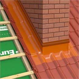 Selbstklebendes Bleiband für perfekte Kaminabdichtungen RAL8017