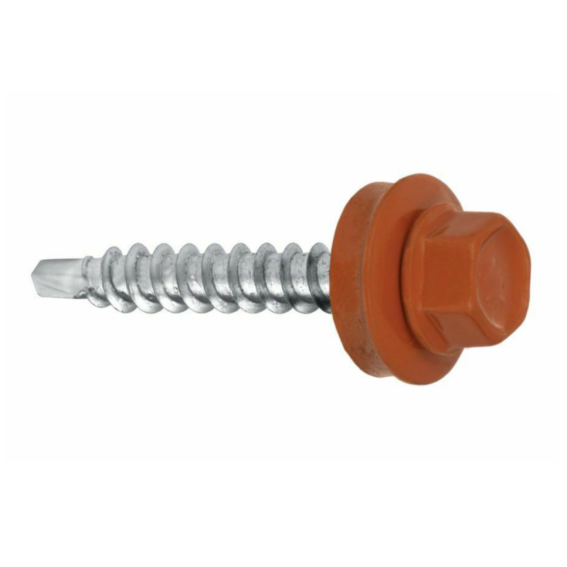 RAL 8004 WFD Trapezblechschrauben 4,8 mm x 80,0 mm (200x)