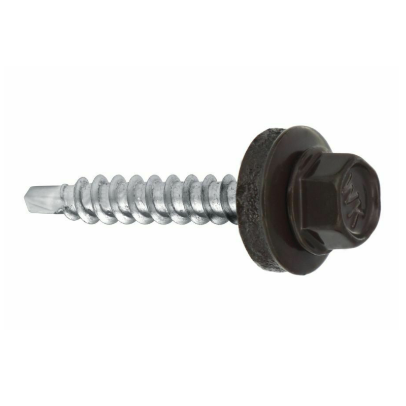 RAL 8019 WFD Trapezblechschrauben 4,8 mm x 25,0 mm (250x)