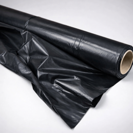 Folia ochronna LDPE 0,1 mm czarna 2 m x 50 m