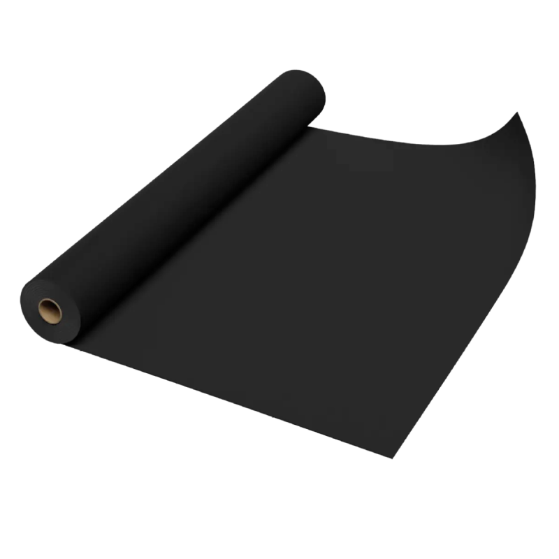 Folia ochronna LDPE 0,1 mm czarna 6 m x 25 m