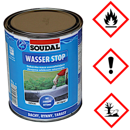 WASSER STOP – masa uszczelniająca wzmocniona włóknami | Naprawa dachu