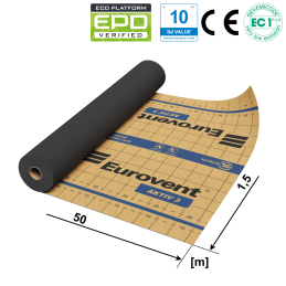 KAUFDACH® AKTIV 3 Dampfbremse Klimamembran 140g/m² Beige