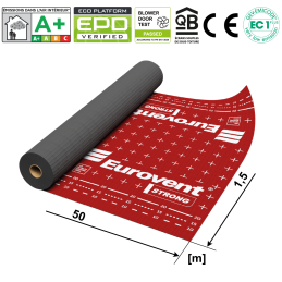 KAUFDACH® STRONG RED Unterdeckbahn 160g/m² 75m² rot Standard