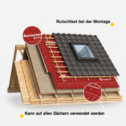KAUFDACH® STRONG RED SK2 membrana dachowa 160g/m² 75m² czerwona