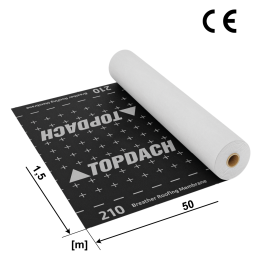 TOPDACH 210 membrana dachowa paroprzepuszczalna 75 m² Standard