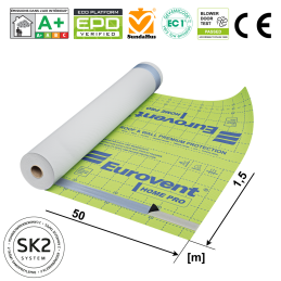 Eurovent HOME PRO SK2 135 g – membrana dach i fasada 75 m²