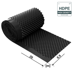Eurovent GEO 8S Hochbeetfolie HDPE 400 g/m² | 0,5 m x 20 m