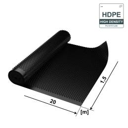 Eurovent GEO 8S Hochbeetfolie HDPE 400 g/m² | 1,5 m x 20 m