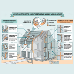 Taśma dekarska aluminiowa 50 mm x 10 mb