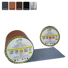 Taśma dekarska 225 mm x 10 mb RAL 8004